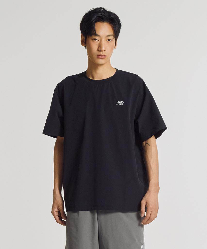Nyuballanseu Nbneg31623 / Uni Frozen Essential Woven Short Sleeve Tee (Black)