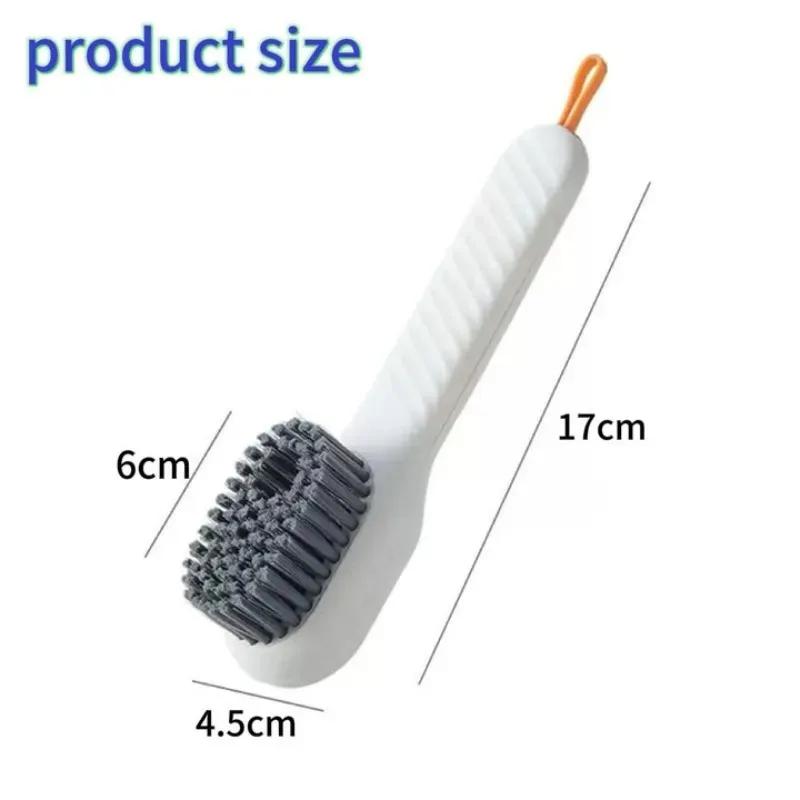 Fashion Multifunction Shoe Brush Soft Bristled Liquid Filled Up Wash Shoe Cleaning House Accessories Clean Kitchen Tools