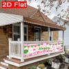 Happy Birthday Watermelon Banner, Summer Watermelon Theme Design, Polyester Outdoor Wall Fence Yard Garage Balcony Decoration