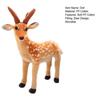 Plush Deer Toy Soft PP Cotton Filling Simulation Animal Doll Christmas Elk Decoration for Home Office Kids Room
