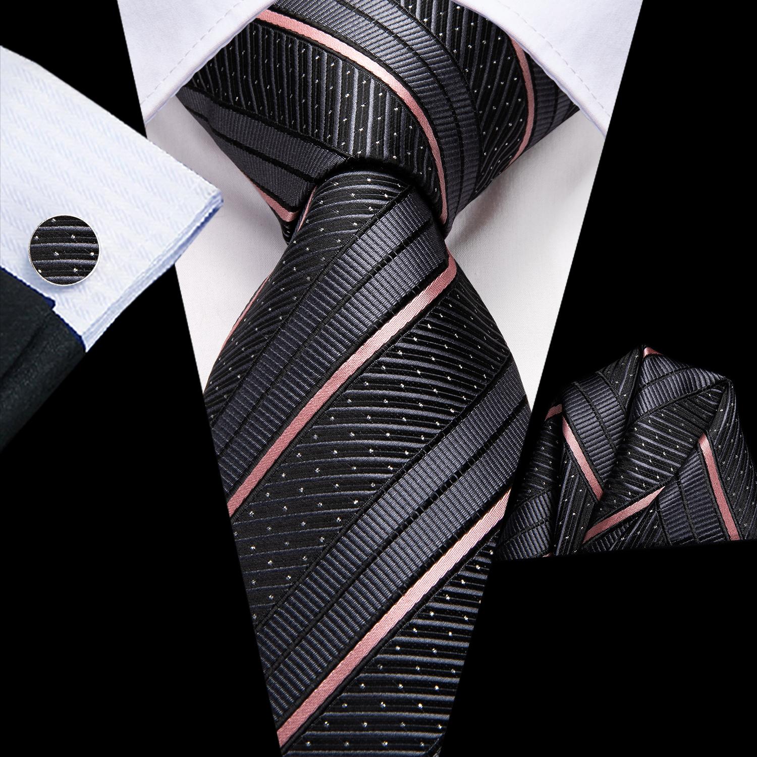 

Hi-Tie Нова модна чоловіча краватка. Ділова краватка. Запонки. Набір краваток N-3417