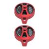 2 Sets Front Fork Airtight Cover Red Full CNC Aluminum Alloy Replaceable Electroplating Process