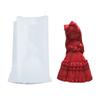 Silicone Candle Moulds Girl Shaped Clay Moulds Crafts Moulds Baking Tools Non-stick Silicone Material for Kitchen Baking