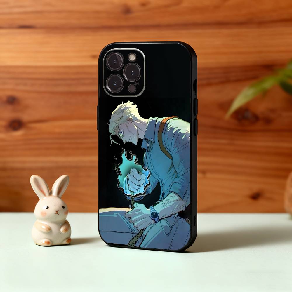 Anime K-Kento N-Nanami Phone Case For iPhone17,16,15,14,13,12Plus,Pro Max,XS,5G Soft Silicone Black Cover