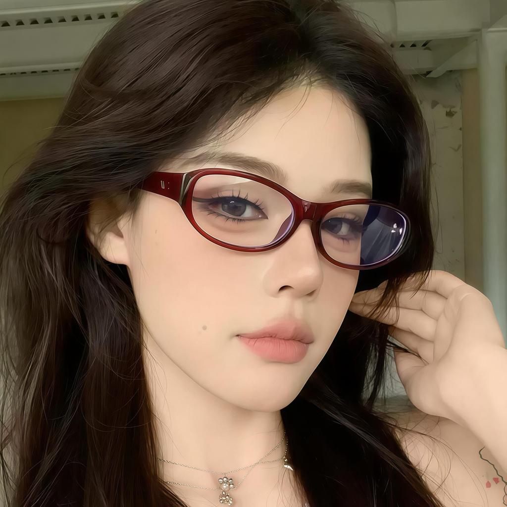Stylish Retro Anti-Blue Light Sunglasses for Women - European & American Street Style, Sun Protection & Sunscreen