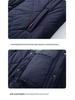 Men's Thickened Velvet Cotton-Padded Winter Jacket for Middle-Aged & Elderly