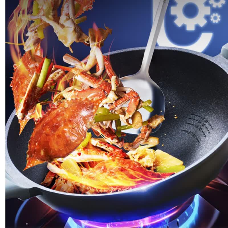 ASD Blue Diamond Titanium Non-stick Wok