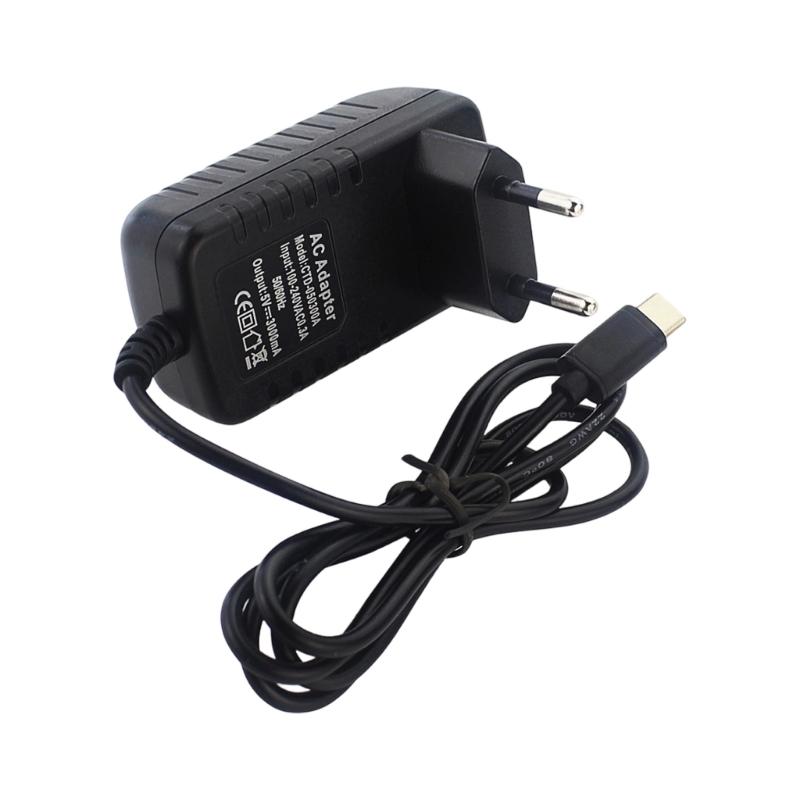 

Type C Power Adapter 5V 3A Rapid Charging With Overloads Short Circuits Protections Portable Design