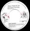 7inch Record JANET JACKSON - When I Think Of You AM2855 A&M Records 1986 Canada Rap & Hip-Hop/R&B Used