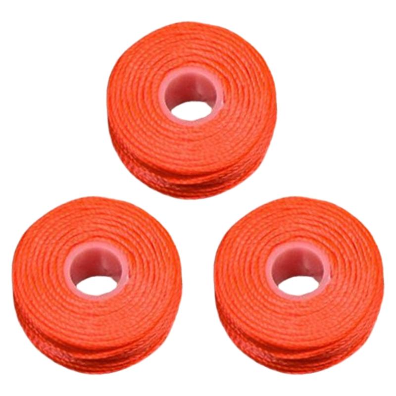 

3 Rolls Fishing Tackle Cotton Knot Line Cotton Thread Rock Fishing Cotton Knot Line Wear Resistant Stop Fshing Line Orange Large