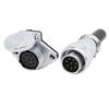 WEIPU WS20 TQ+ZG Multi Core 2 3 4 5 6 7 8 9 12 15Pin M20 Waterproof Connector Electrical Soldering Male Plug Female Socket