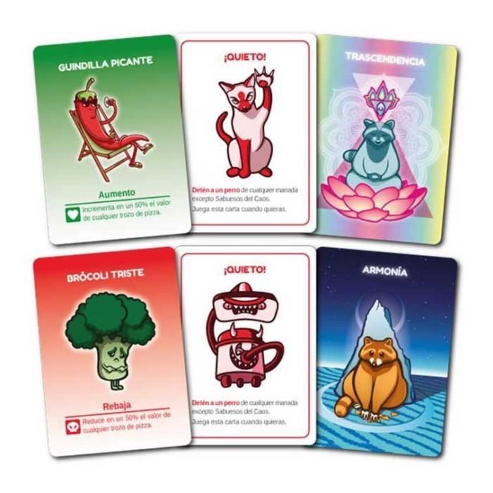 Jeu de société - asmodee - canines! - jeu de cartes familial - espagnol - 2 à 6 joueurs