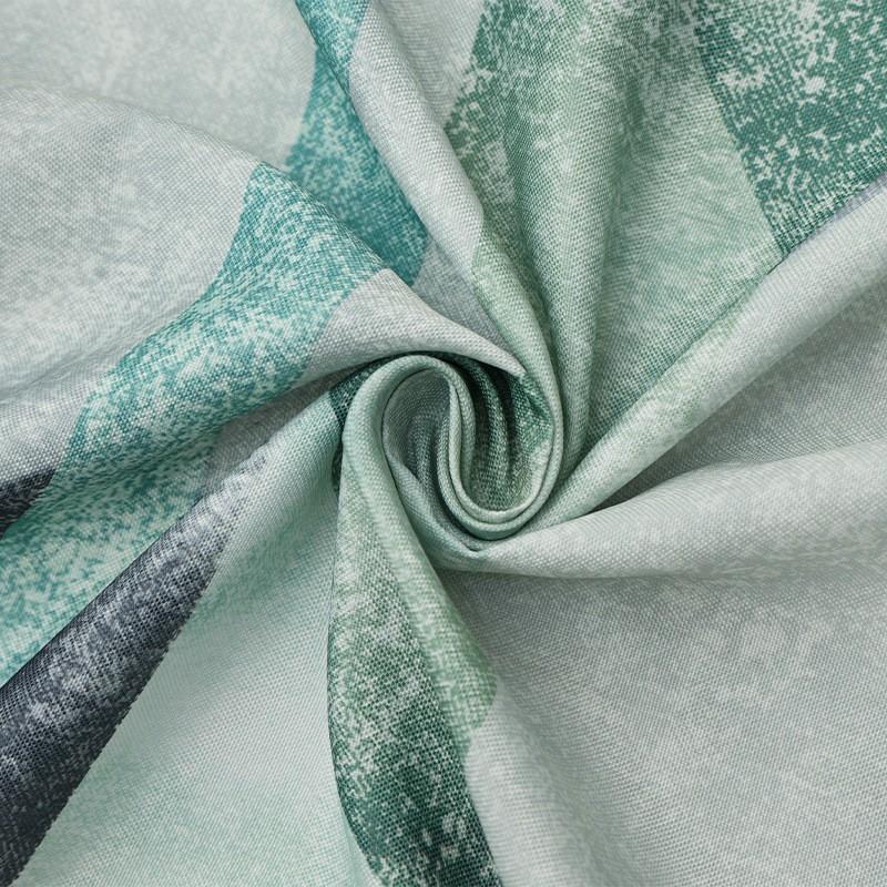 Nordic Style Collection Graphic Printing Blackout Curtain Fabric, Hotel Villa Bedroom Polyester Curtain Finished Product