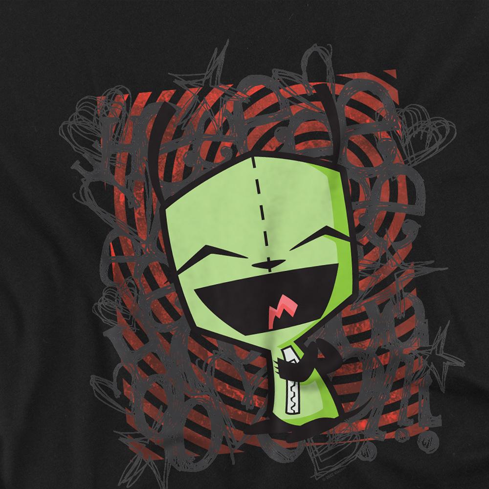 Invader Zim Unisex Adult Happy Face T-Shirt