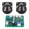 VU Meter Panel Kit 2PCS Warm Color Backlight Power Amplifier VU Meter with Driver Board