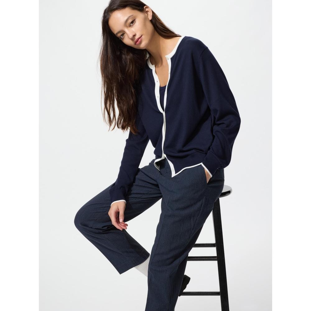 Uniqlo Japan Smart Ankle Pants Stripe