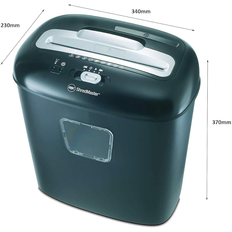 Gbc Duo Paper/Cd/Credit Card Cross Cut Shredder With 10 Sheet Capacity And 17 L Bin