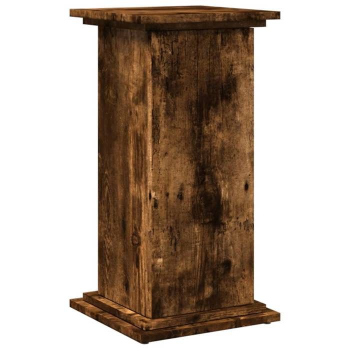 VidaXL Piédestal avec rangement chêne fumé 31x30x60 cm bois ingénierie 854620