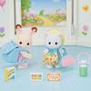 EPOCH Sylvanian Families Toy Dollhouse Daycare Commuting Set S-73 ST Mark Certified