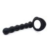 Silicone Anal Expansion for Men and Women Back Court Masturbation Device Double Ring Pull Beads Horseshoe Ring Butt Plug Adult Sex Product