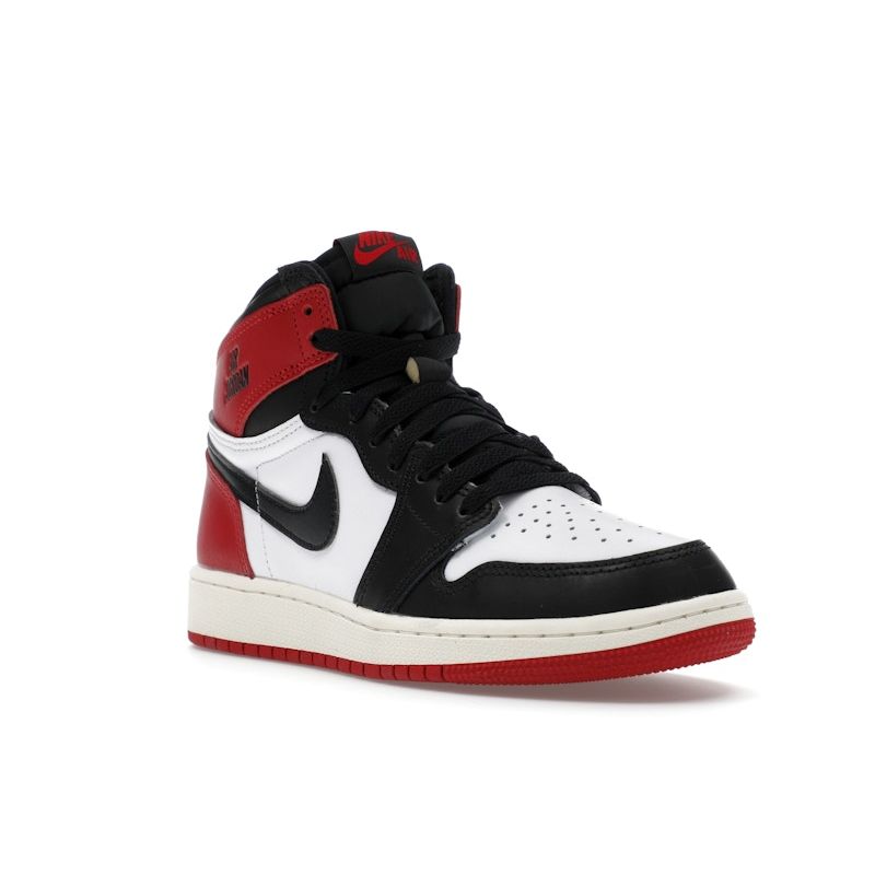 Jordan 1 High OG GS 'Black Toe Reimagined' Youth Lifestyle Sneakers FD1437-106