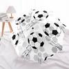 Soccer Ball Patterned Automatic Opening/Closing Umbrella with Foldable Design, Iron Frame, Outdoor Use, Ideal Gift for Fans, Travelers, Dail