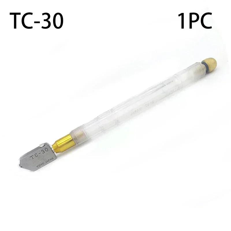 TC-17 Professional Glass Cutting Wheel Glass Cutting Hand Tool Glass Cutter Ceramic Tile Cutter TC-17 B Toyo Type Metal Handle