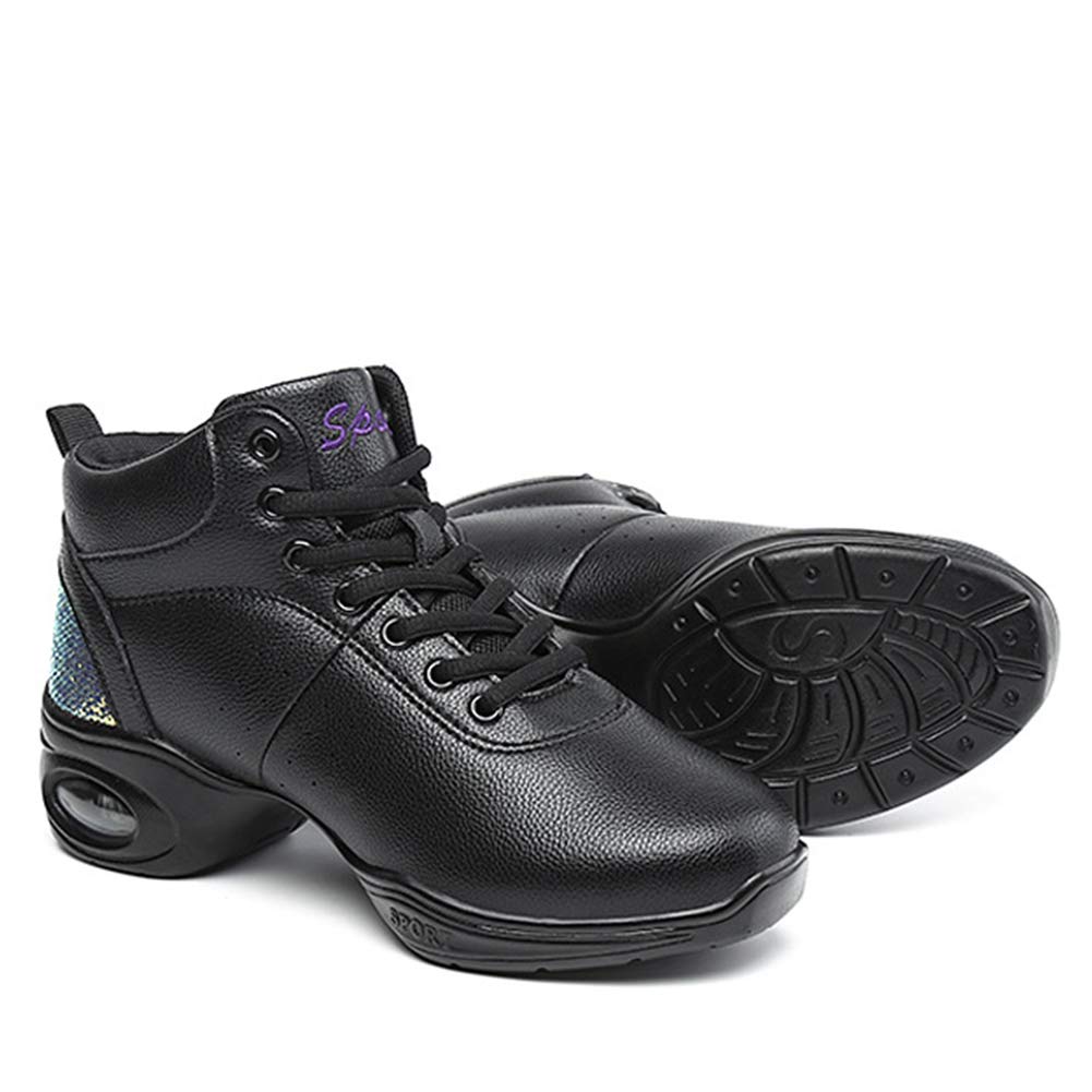 Fashion Dance Sneakers for Women Split Sole Lace-up Sneakers Heighten Platform Non-Slip Sneakers Jazz Zapatillas De Ballet