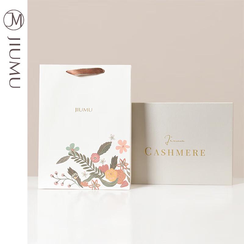 JIUMU Women's Thickened Jacquard Cashmere Scarf