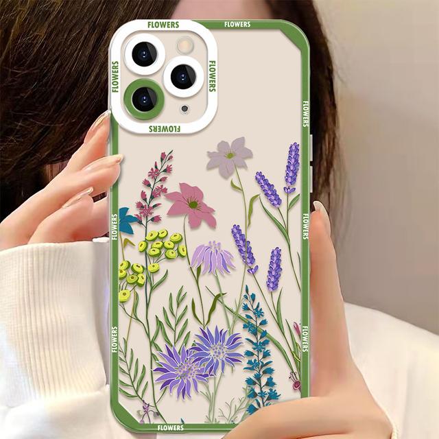 Průhledný kryt na telefon pro pouzdra na iPhone 11 iPhone 13 Pro Max 11 12 13 14 Plus Mini Xr X Xsmax 7 8 Se 2020 2022 Zadní kryt Měkké pouzdro