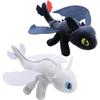 How To Train Your Dragon Toys Set, 35cm Night Fury & 26cm Light Fury, Articulated Action Figures, Kids Collectible Gift