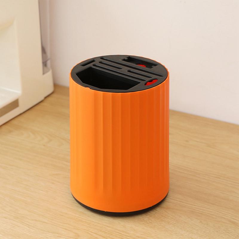 

Подставка для вращающегося ножа Многофункциональная вращающаяся подставка для ножей Съемные палочки для еды Столовые приборы Емкость для хранения кухонных принадлежностей