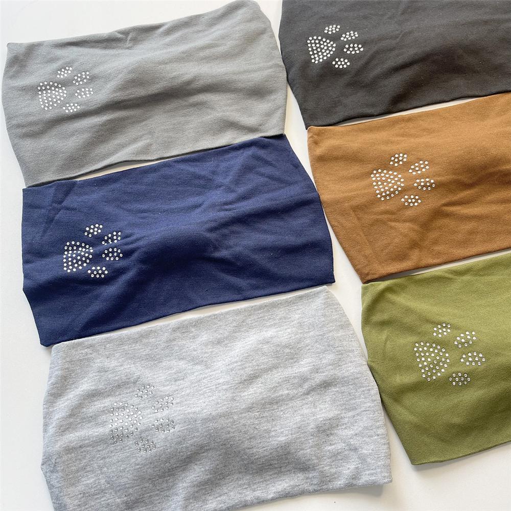 Trendy Elastic Hairband Stretchy Solid Color Turban Photo Shoot Y2K Hair Accessories for Women