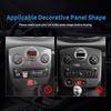Real Soft Carbon Fiber For Renault Clio 3 2006 2007 2008 2009 2010 2011 2012 Clio Mk 3 III Car CD AC Panel Interior Sticker