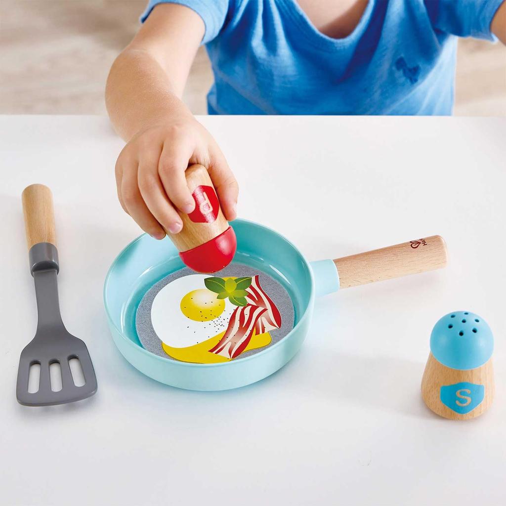 Hape Pretend Cooking for ages 3 and Wooden Pretend Cooking E3208 Set, up, Toy,