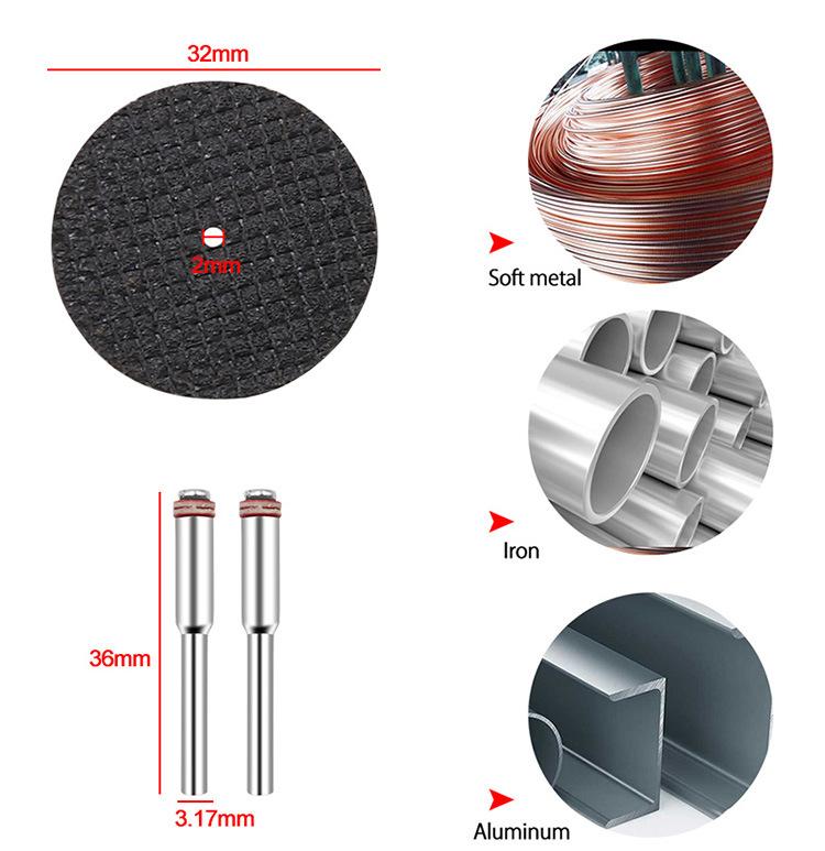 Cutting Wheel Set Compatible with Plastic 31pcs for Rotary Tool