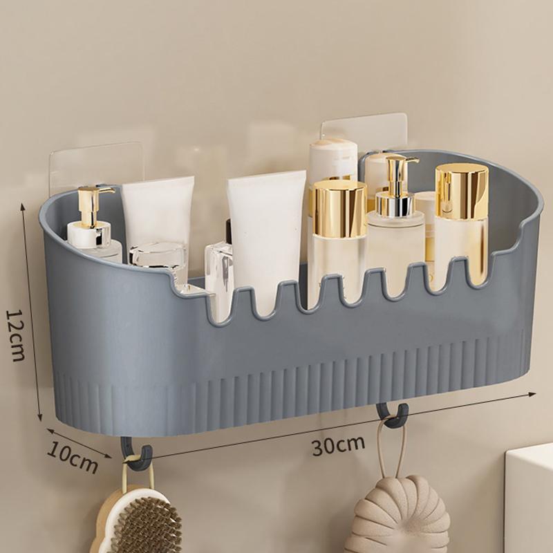 Bathroom Storage Rack, No-Drill Storage Tube, Multi-Functional Wall-Mounted Comb, Toothbrush, Paste, And Chopstick Storage Tube