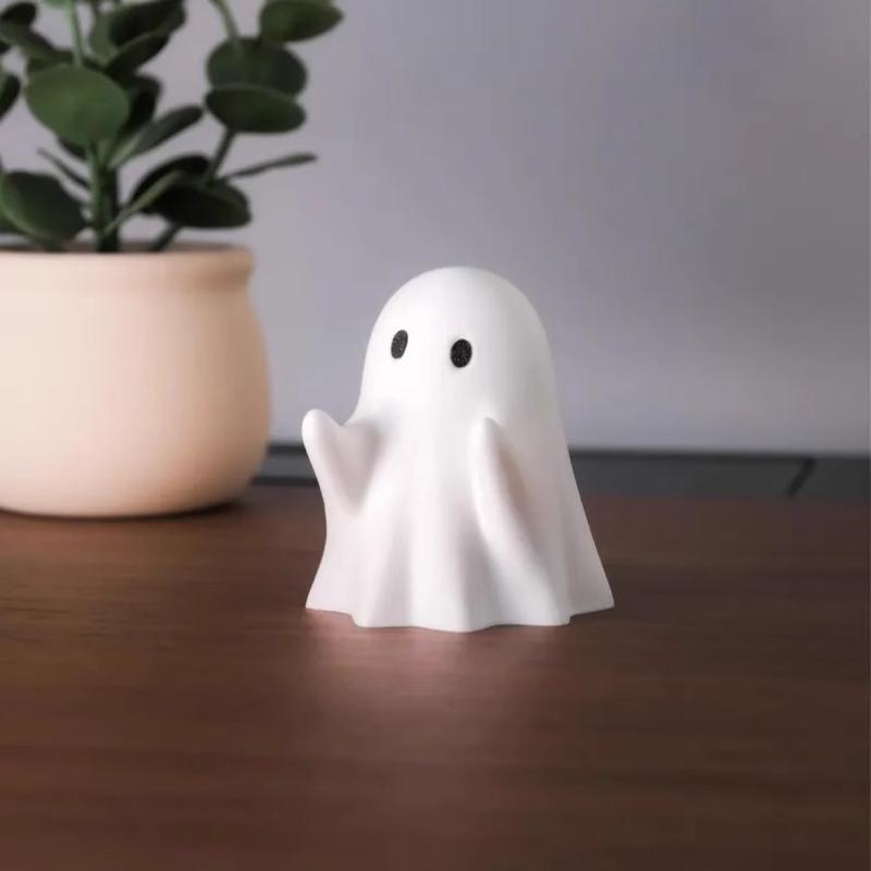 Creative Ghost Pen Holder Office Home Desktop Cute Small Ornament Resin Ornament Halloween Gift Creative Gift