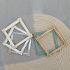Photo Frame Nordic Style Embossment Handmade Photo Backdrop Resin INS Retro Mini Picture Display Stand Photography Prop