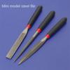 118mm Small Steel Files Needle Flat File for Stone Glass Metal Carving Craft Needle Filing Woodworking Hand Tool Set