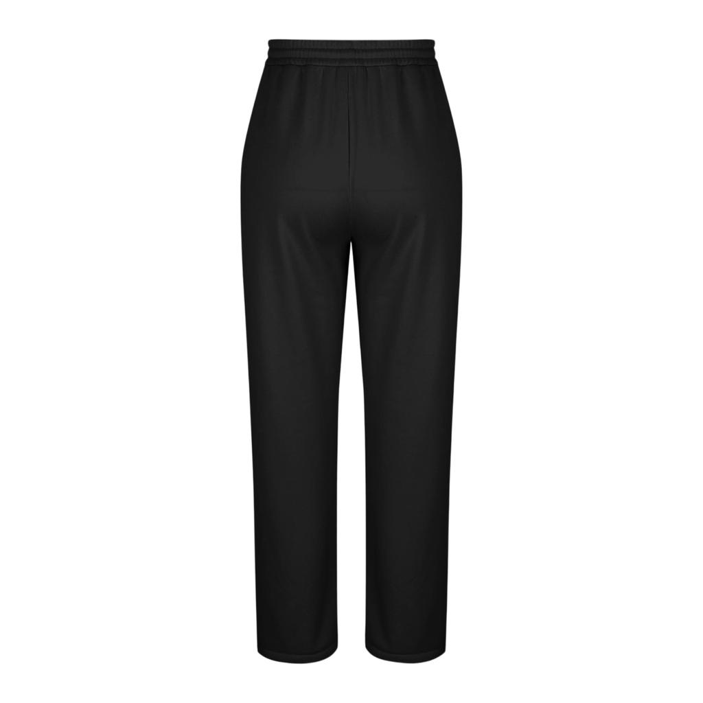 Women Plus Size Casual Loose Straight Leg Sweatpants with Pockets Drawstring Waist Relaxed Fit Lounge Trousers for Daily Wear