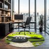 Shaun the Sheep Printed Round Rug Carpet Chair Rug Area Rug Entryway Doormats,for Office Chair Living Room Bedroom Kitchen Room.