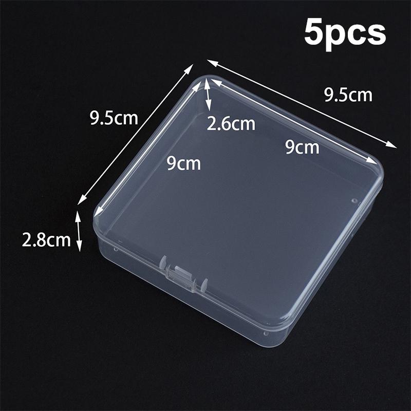 Pp Aufbewahrungsbox Mini Transparenter Kunststoffbehälter Quadratisch Rechteckig Verpackungsbox Für Schmuck Perlen Kleine Gegenstände