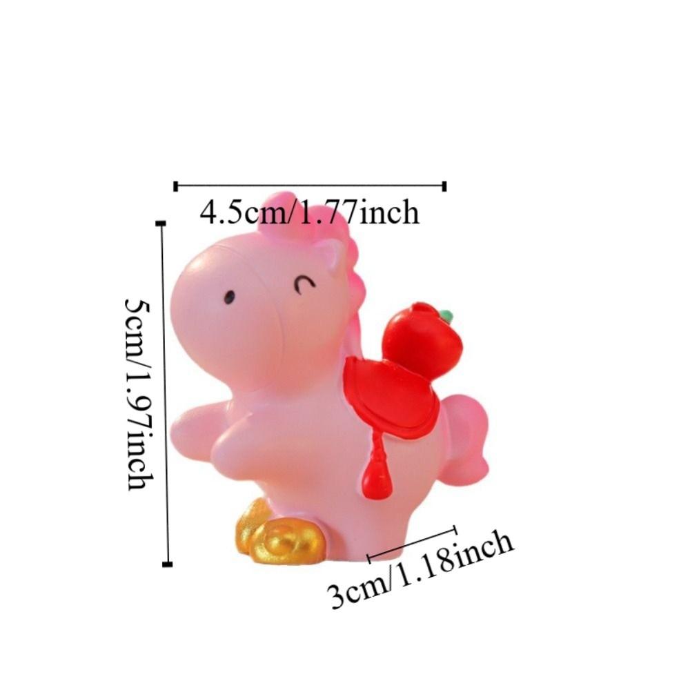 Chinese Style New Year Mascot Miniature Desktop Ornament Zodiac Ornaments  Car Decoratio