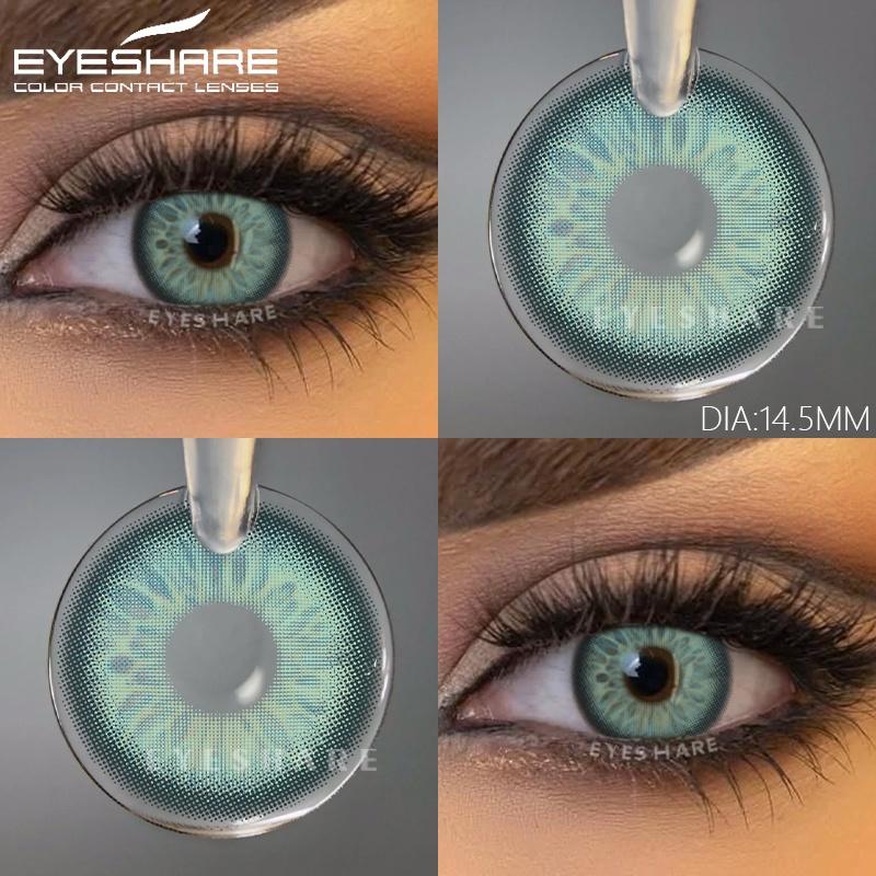 

1 Pair Natural Brown Big Eyes Color Contact Lenses for Eyes Blue Beauty Lens Natural Gray Pupils Lens Green Contacts 0