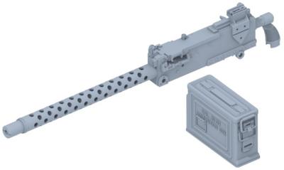 Eaty Model WW2 American M1919 Caliber Machine Gun Ammo Box Set Type 1 2 Pieces Plastic Model Parts 1/35 .30 (7.62mm) & P35-221 (Military)