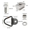 Tie Down V-Rings T Slot Nut Washer Pickup Truck Bed Deck Rail Cleat Cargo Bolt Cargo Bed Accessories