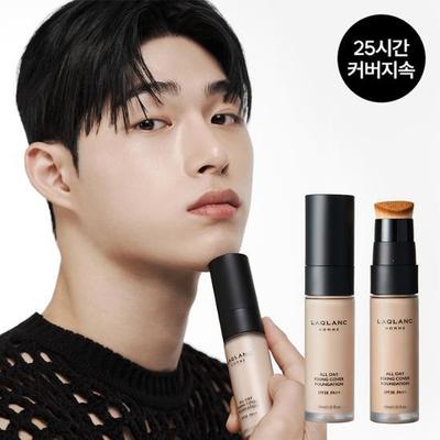 Laclan All Day Fixing Cover Foundation 30ml (No. 1/No. 2) 2 Types, Choose 1, Korean Men's Popular Cosmetics