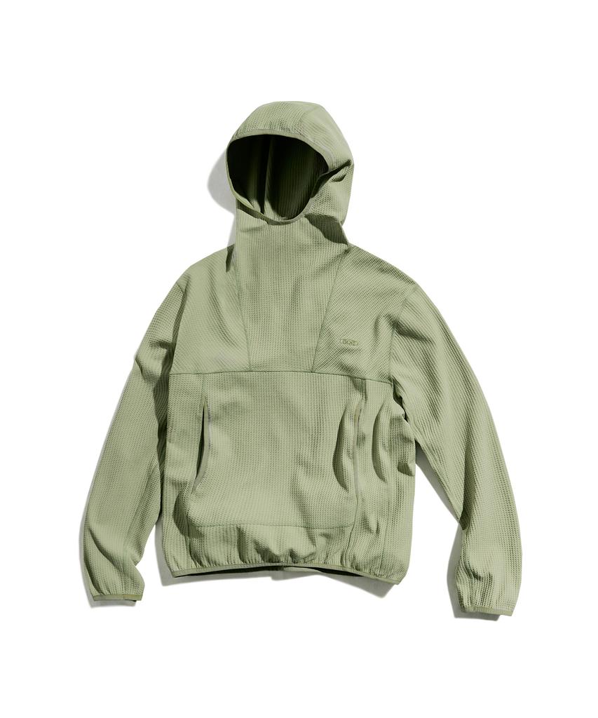 Aqe Waffle Hoodie Light Khaki Fht2045