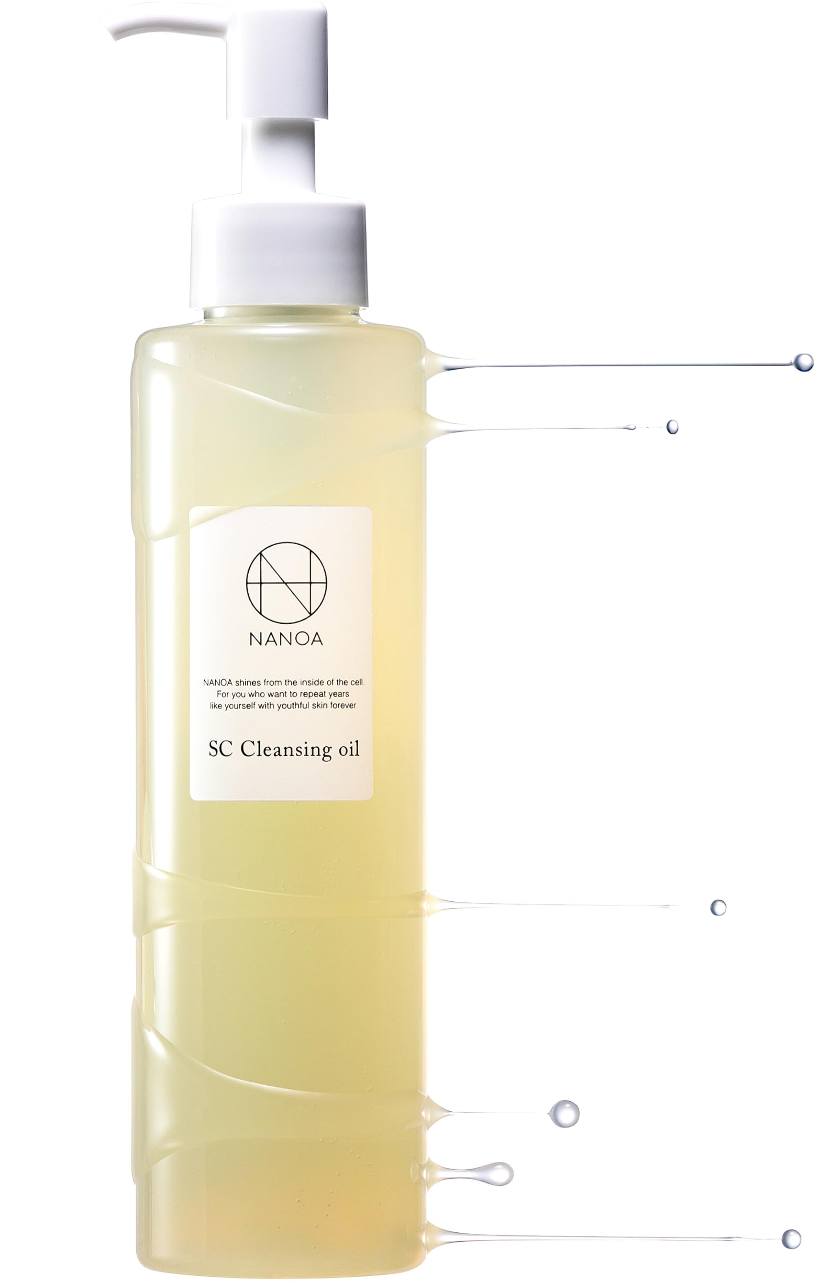 

NANOA Cleansing Oil, Doctor-Recommended Human Stem Cell Makeup Remover, No Double Cleansing Needed, Jojoba Oil, Argan Oil, Additive-Free, 200mL (1)
